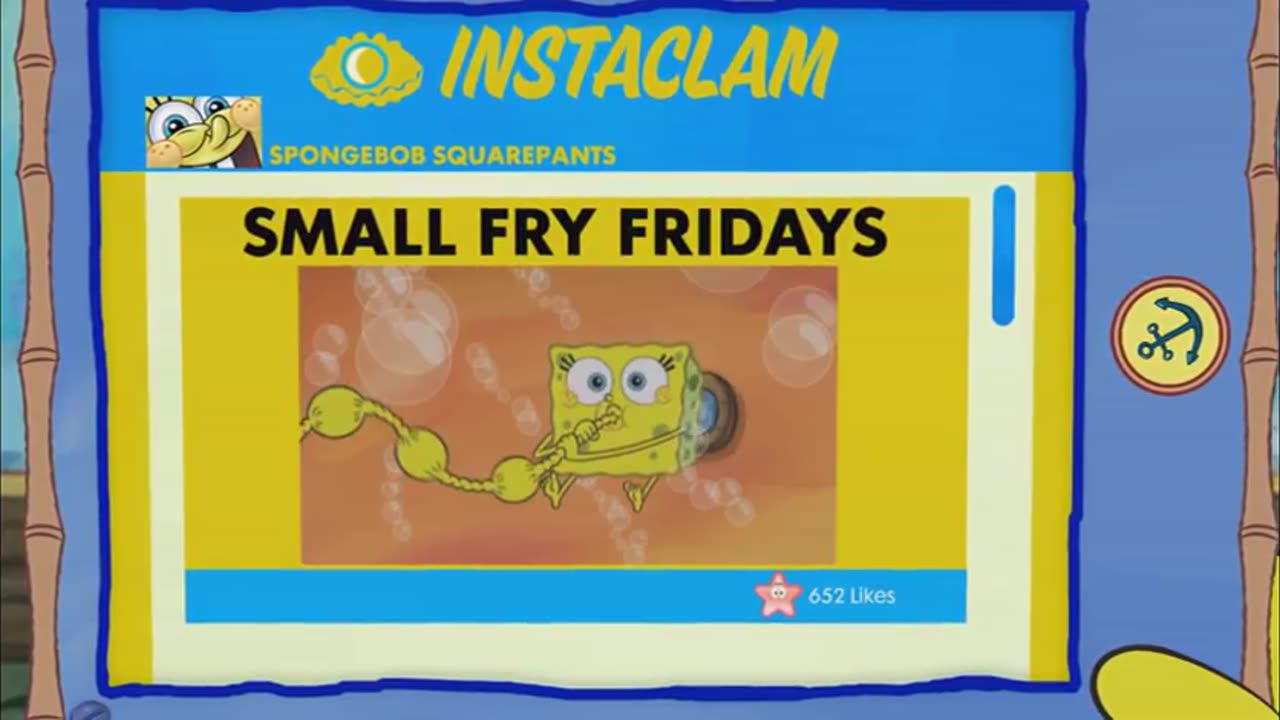 SpongeBob Uses Instaclam 📱