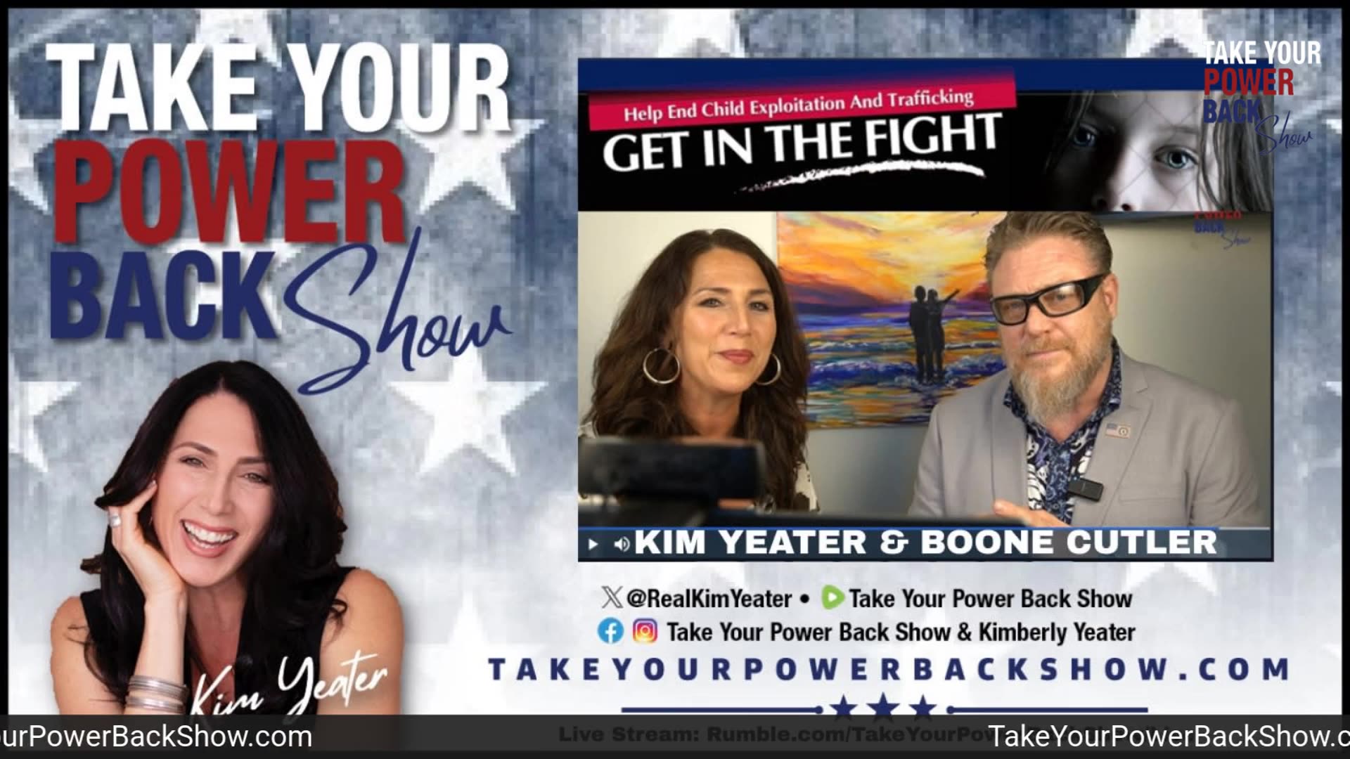 GET IN THE FIGHT & TAKE YOUR POWER BACK WITH KIM YEATER & BOONE CUTLER