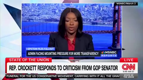 CNN's Dana Bash *CONFRONTS* Jasmine Crockett with clips of her inciting rhetoric
