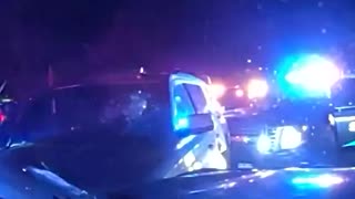 Suspected Carjacker Rams Officer After Shooting Him