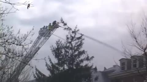 April 7, 2002 - More Footage of Fire at DePauw University's Rector Hall
