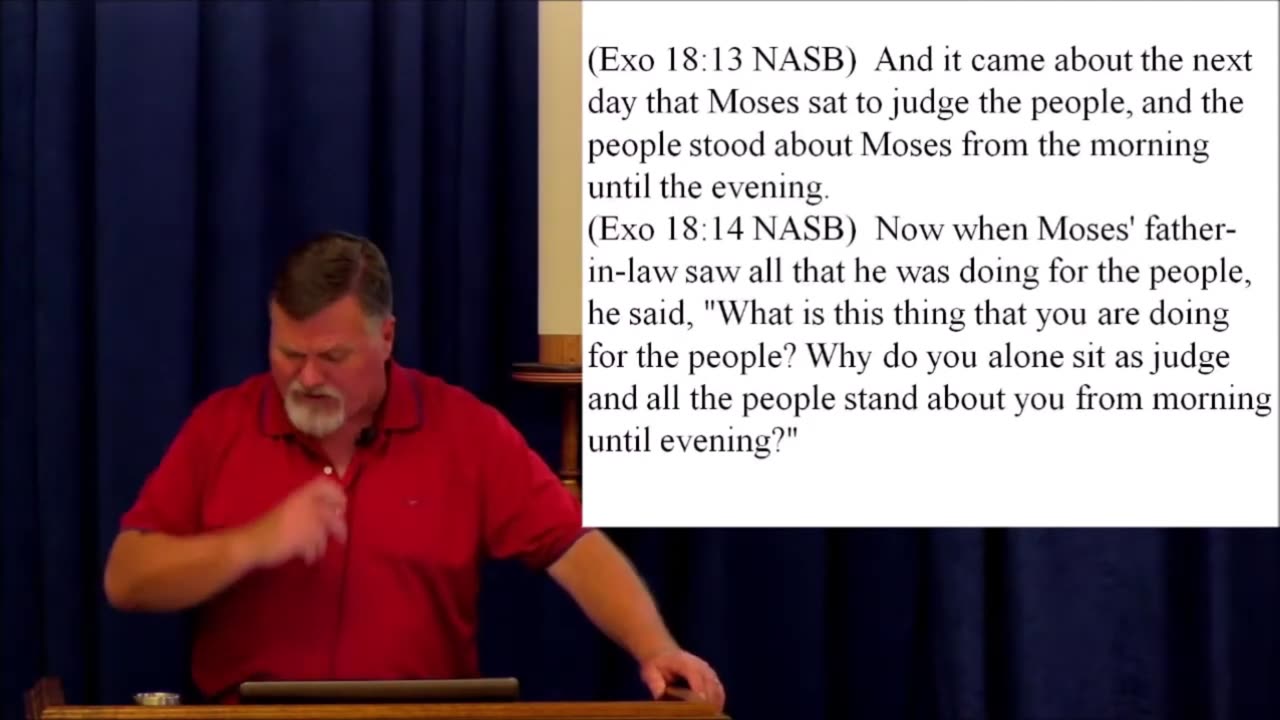 Exodus 17 & 18 - So Moses listened to his father-in-law, and did all that he had said. 2017