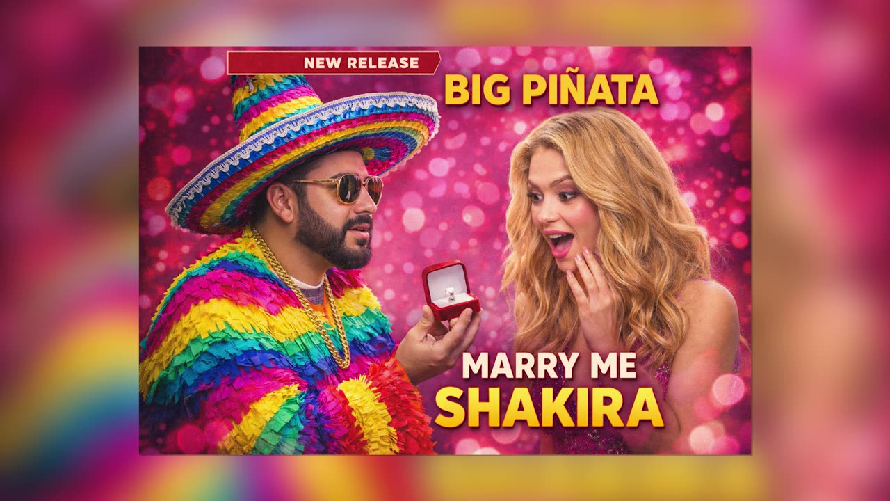 Big Piñata - Marry Me Shakira
