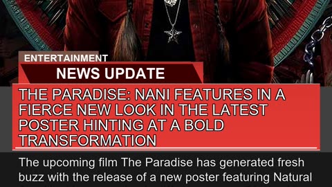 The Paradise Nani Features in a Fierce New Look I