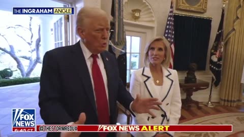 Take 8 minutes of your time and watch Trump give a tour of the Rose Garden and the Oval Office to Laura Ingraham