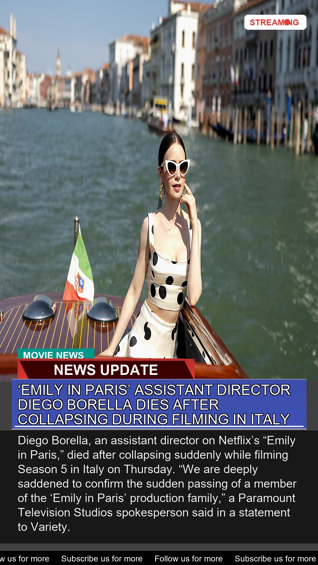 Emily in Paris Assistant Director Diego Borella