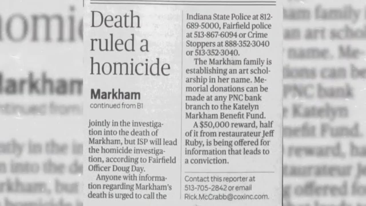 A Cold Case Solved: Katelyn Markham