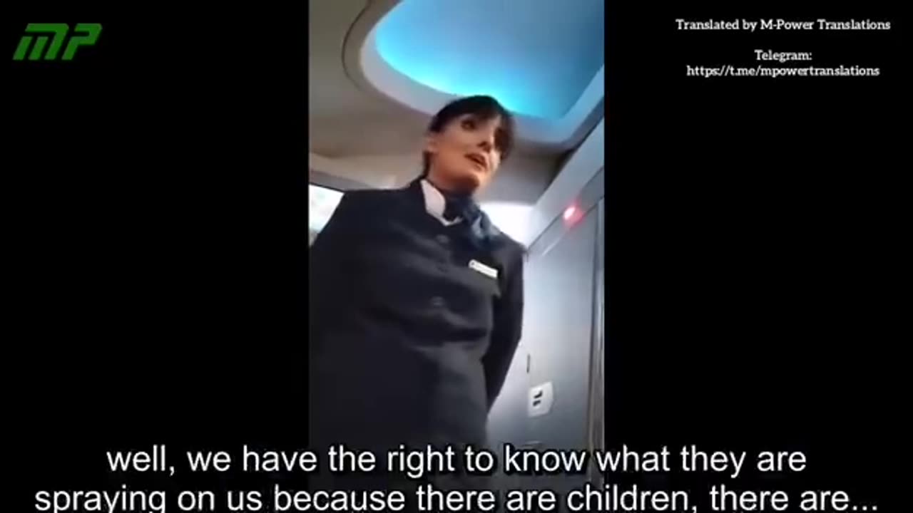 Spaying passengers in the plain