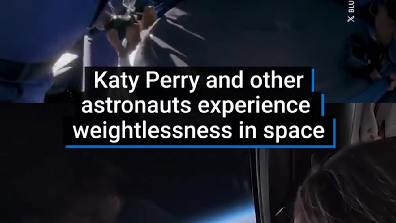 Katy Perry experienced weightlessness after being launched