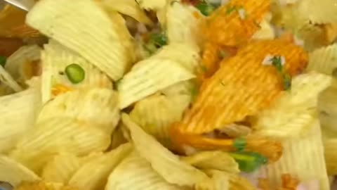 "ASMR Eating 3 Crunchy Crackers with Fresh Salad 🥗 | No Talking"