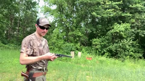 Shooting 2 cap and ball revolvers!