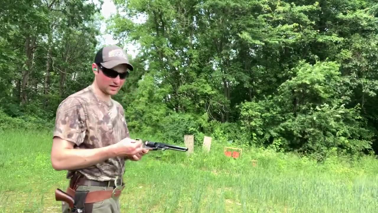 Shooting 2 cap and ball revolvers!