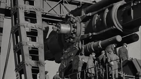 Assembly of the Schwerer Gustav 80cm railway gun