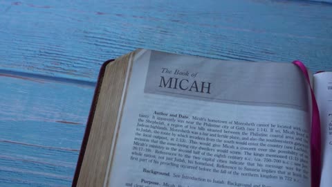 Micah: The Minor Prophet with a Major Message