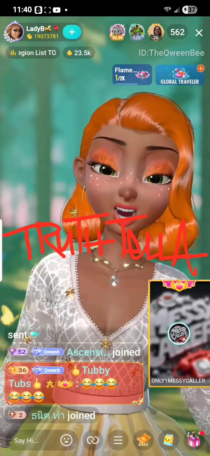 MESSY CALLER & LADYBEE OBVIOUSLY FEEL THREATENED BECAUSE PRINCEJAY GETTING MORE LIGHT THAN THEM OPENLY EXPRESSING THEIR FEARS AND SHORTCOMINGS AS HIS DESIRE OR OVER CONFIDENCE OF PRINCEJAY