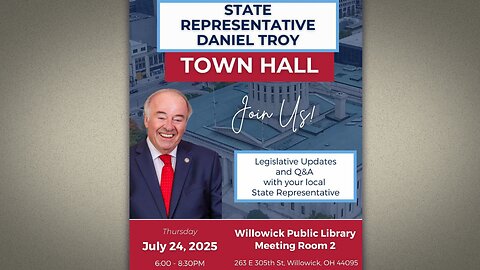 Rep Daniel Troy Town Hall