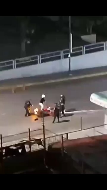 Venezuelan military forces are detaining anyone they see near critical facilities in