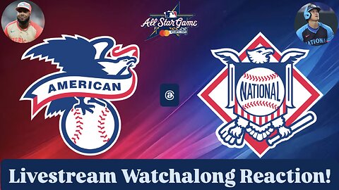 AL All-Stars @ NL All-Stars 2025 MLB All Star Game Livestream Watchalong Reaction