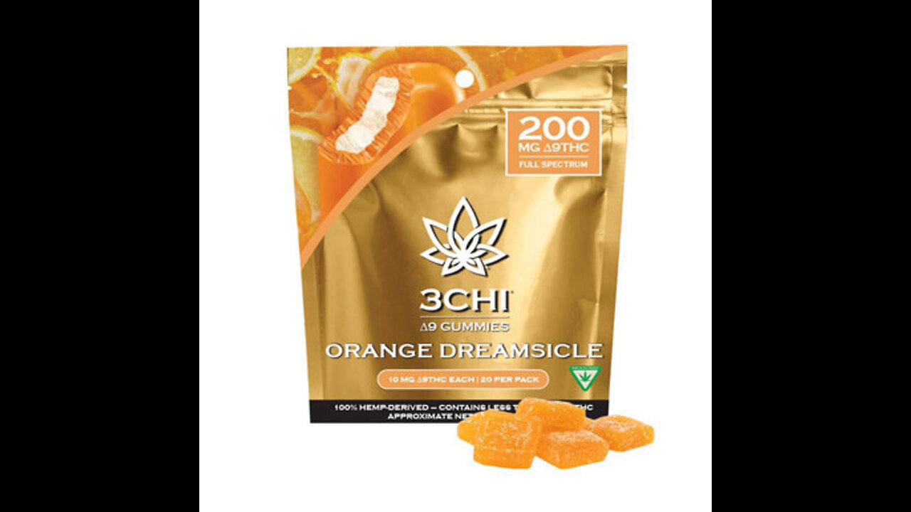 3CHI Delta 9 Orange Dreamsicle Gummies