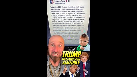 Trump Ends CDC Hepatitis B Vaccine Recommendation for the Babies