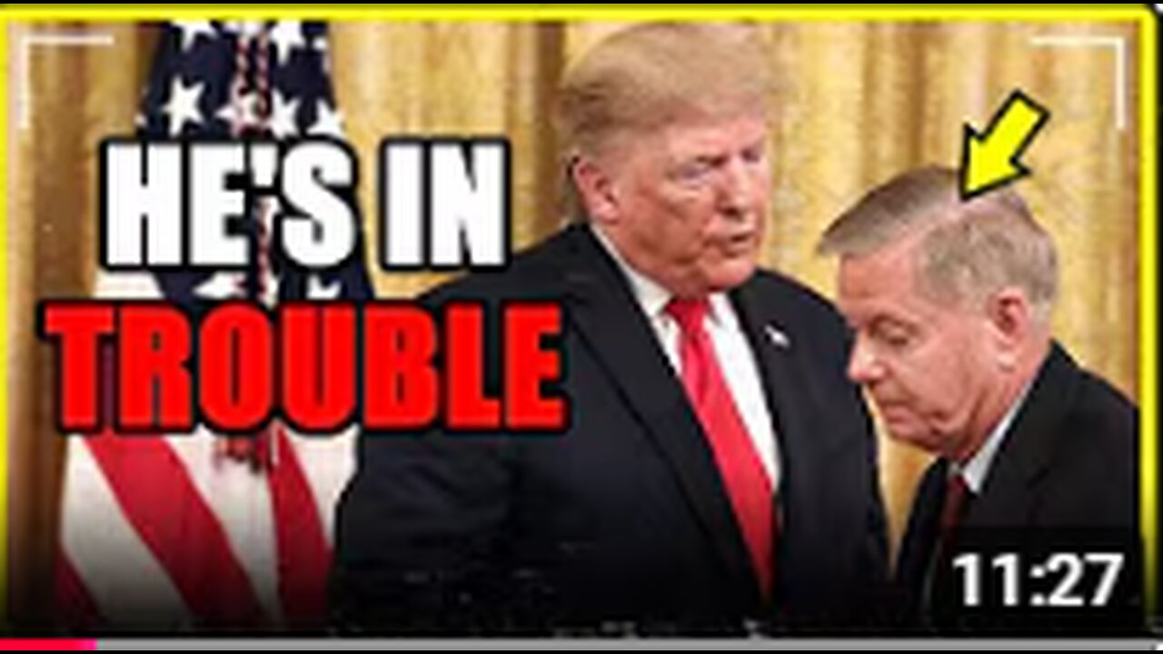 Lindsey Graham is in HOT WATER.