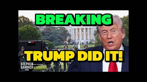 Stephen Gardner Update 8.30.25 🟢YES! Trump did it!