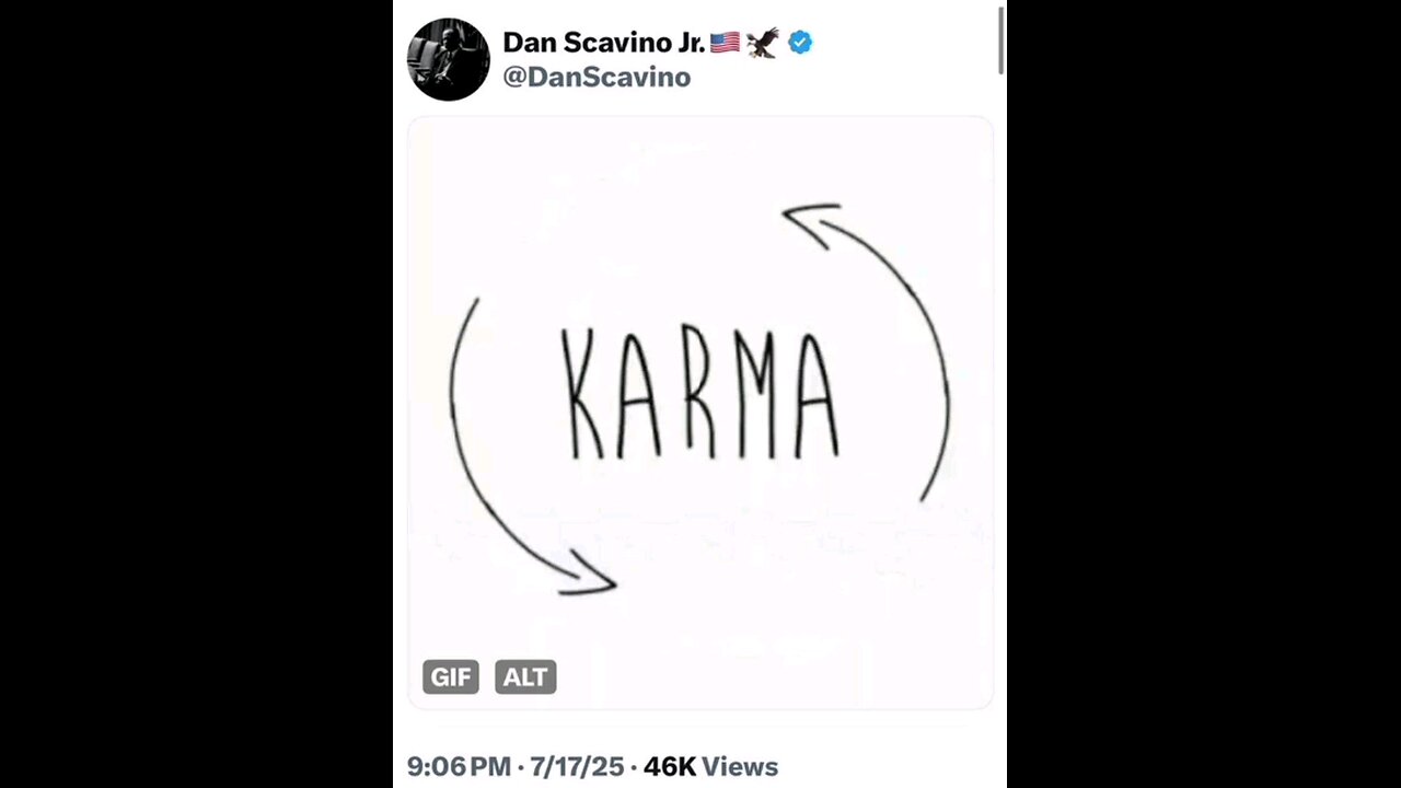 Scavino Posts "KARMA" 1 Minute B4 Trump Asks For Release Of Grand Jury Testimony Related To Epstein