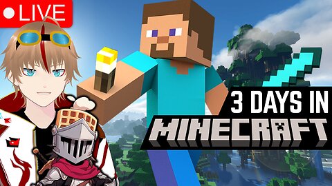 I Spent Three Days in Minecraft l First Time Playing!