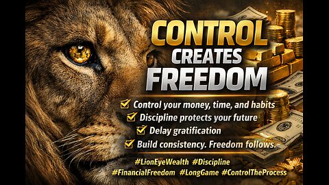 Control Creates Freedom