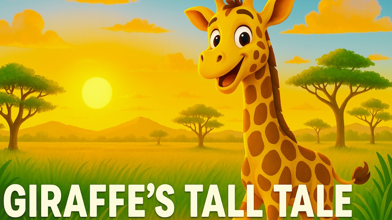 Giraffe’s Tall Tale – A Fun Animal Song for Kids! 🎶🦒