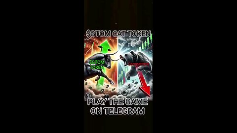 BULL RUN VS BEAR RUN | $GTOM CAT MEME OFFICIAL MEME ON TELEGRAM 👉 🔥 PLAY THE GAME