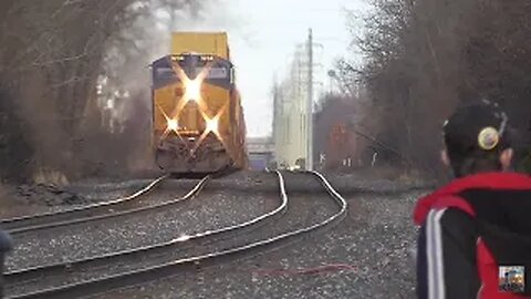 CSX Intermodal Trains from Berea, Ohio December 28, 2024 Part 6