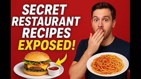 Secret Restaurant Recipes EXPOSED! Make Your Favorite Dishes at Home