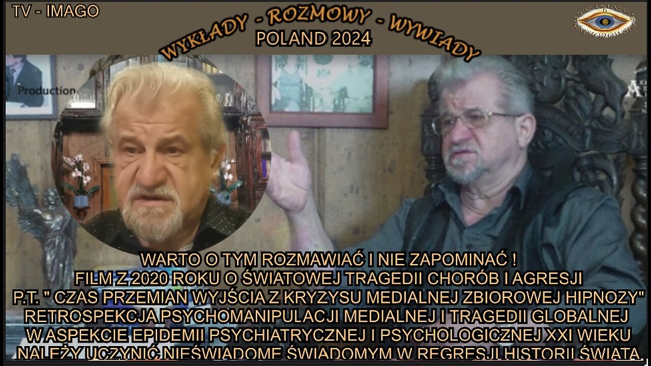 CZAS PRZEMIAN WYJŚCIA Z KRYZYSU MEDIALNEJ ZBIOROWEJ HIPNOZY. FILM O ŚWIATOWEJ TRAGEDII CHORÓB I AGRESJI