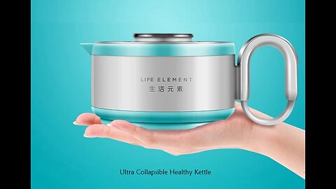 Boil Water on the Go with Collapsible Healthy Kettle