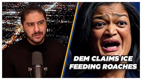 Delusional Dem Claims ICE Agents Are Feeding Pregnant Illegal Aliens Cockroaches | Drew Hernandez