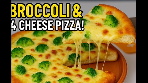 I Made a Broccoli 🥦 & Four Cheese Pizza! 🍕🔥 Delicious or Disaster?