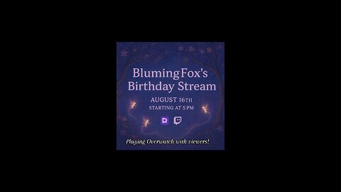 Birthday Stream!