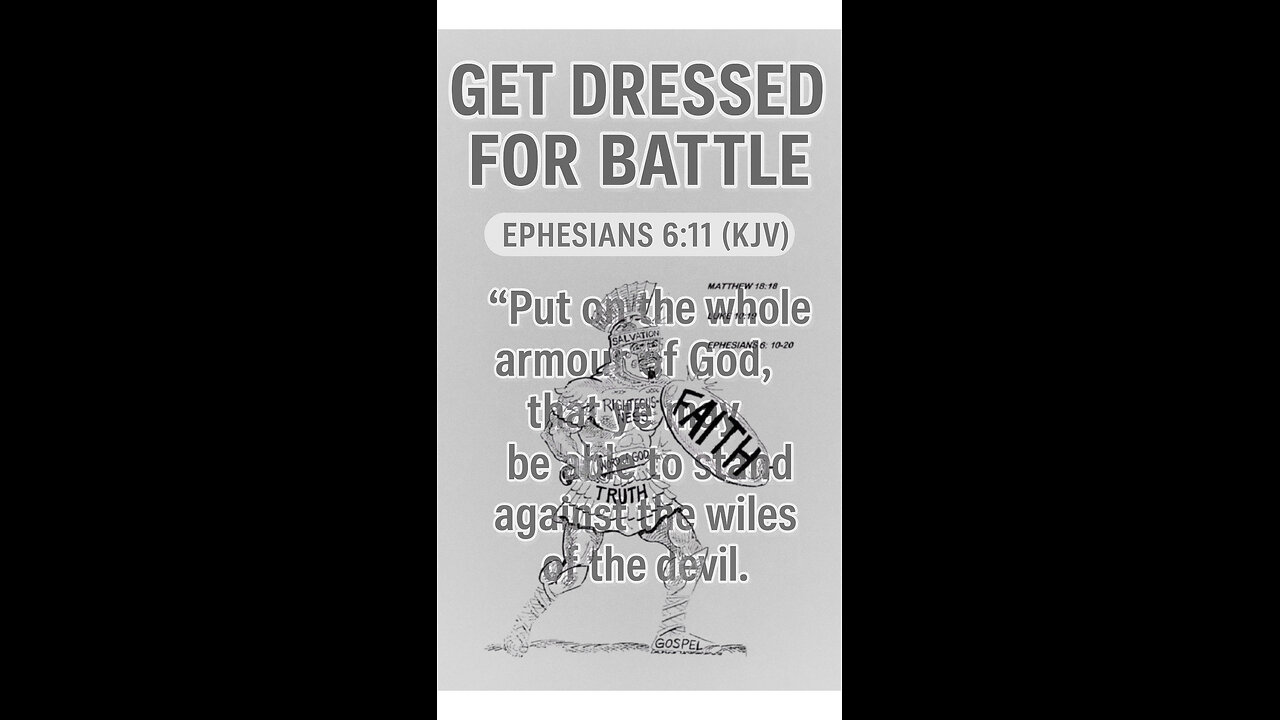 “Get Dressed for Battle”