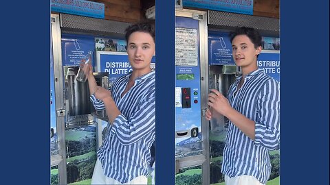 🚩Italy has raw milk in vending machines all over the country
