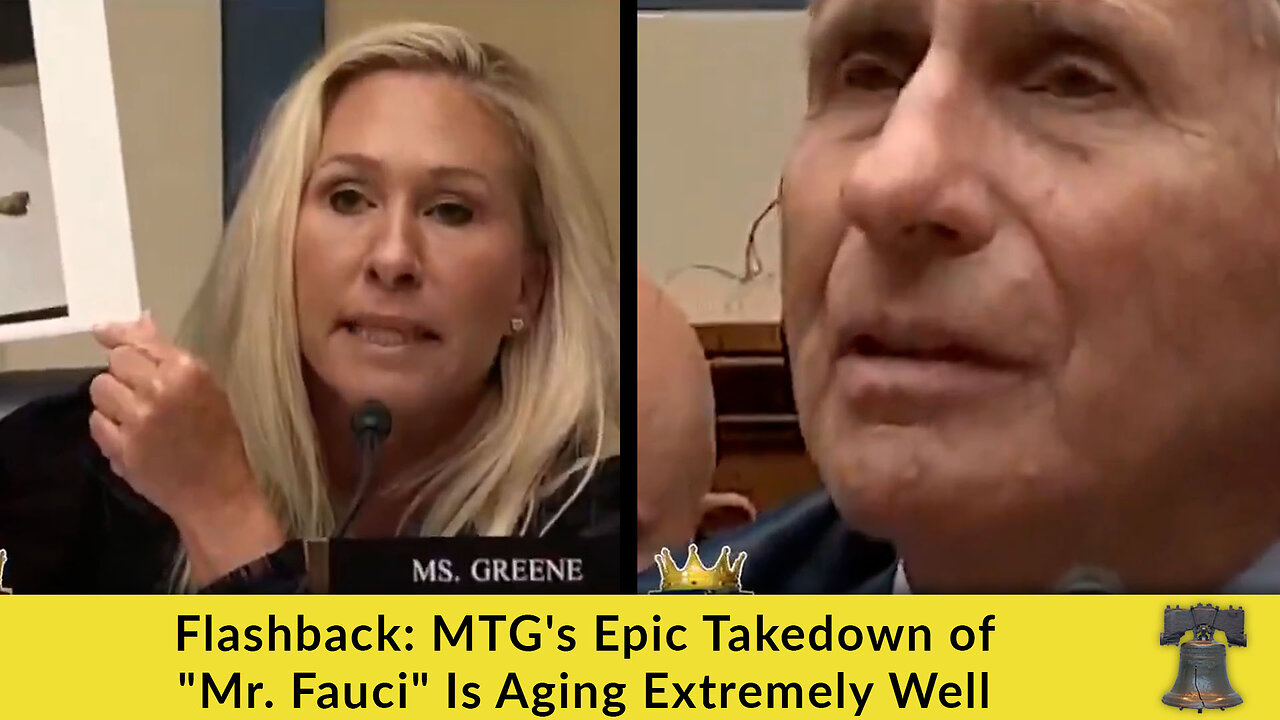 Flashback: MTG's Epic Takedown of "Mr. Fauci" Is Aging Extremely Well