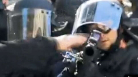 Antifa Finds Out Touching a Cop's Gun is a Bad Idea