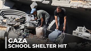 Gaza city attacks: Israeli strikes target un school-turned-shelter