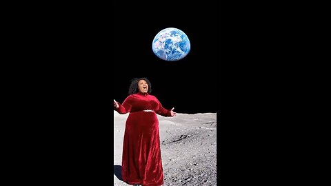 Fat lady sings on the moon