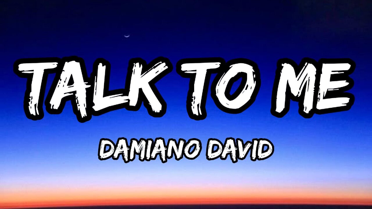 Damiano David - Talk to Me (Lyrics) ft. Tyla & Nile Rodgers