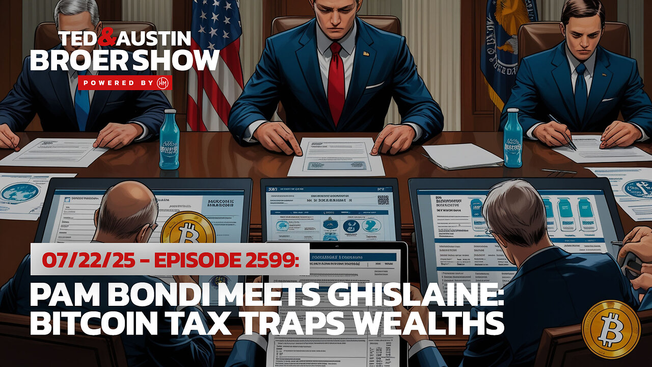 07/22/25 Pam Bondi Meets Ghislaine: Bitcoin Tax Traps Wealths