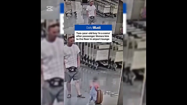 A tourist suddenly picked up and hurled a helpless two-year-old boy head first on the ground #news