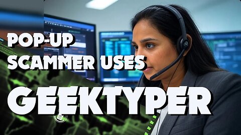 Crystal The Pop Up Scammer Uses Geektyper