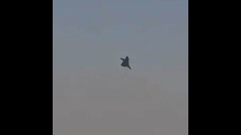 Momentos antes del accidente del avión HAL Tejas