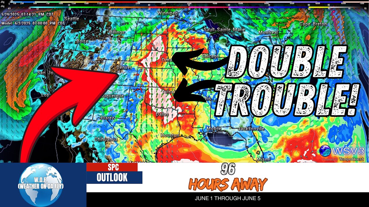 ⚠️ Severe Storms Expected: June 1-5 Outlook!